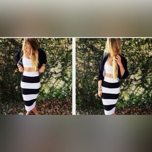 Lululemon Yoga Over Skirt wee stripe white ambient grey/black size 4